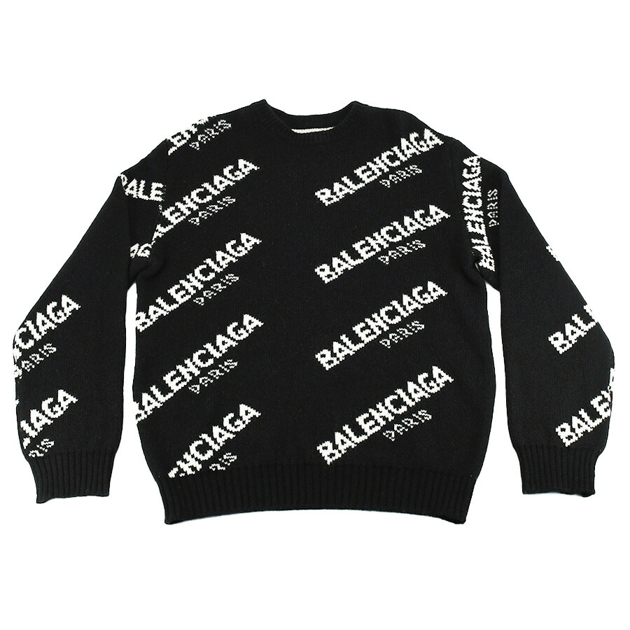 楽天市場】バレンシアガ BALENCIAGA ジャガードロゴ クルーネック