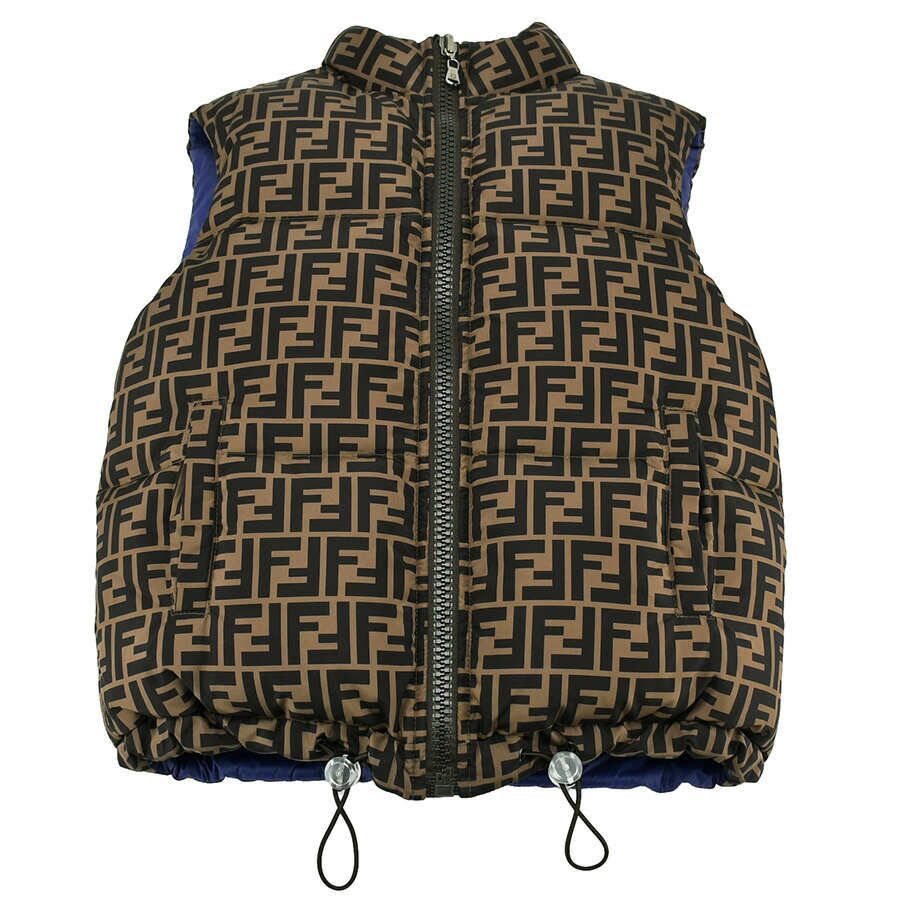 楽天市場】フェンディ FENDI ダウンベスト ジレ リバーシブル FFロゴ