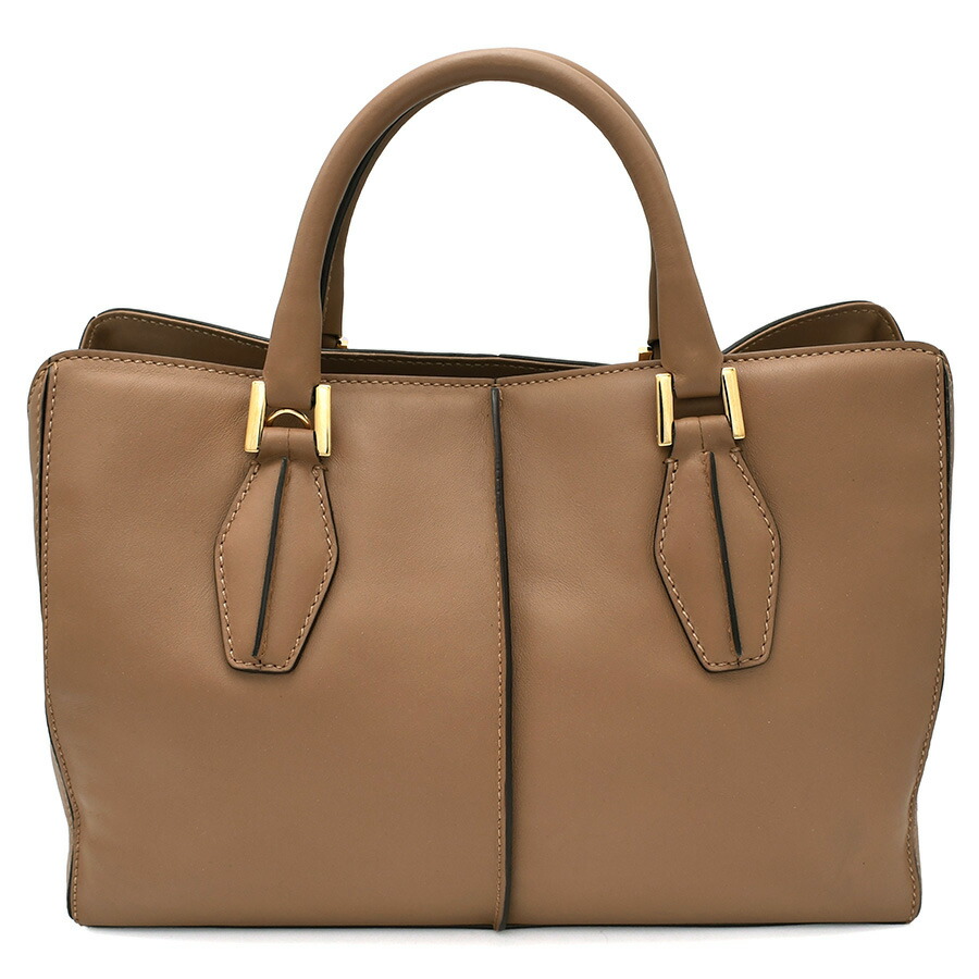 楽天市場】トッズ TOD'S Dキューブ 2wayハンドバッグ レザー ブラウン