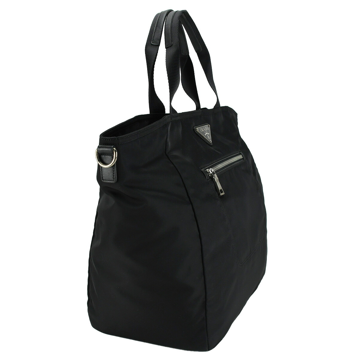 楽天市場】プラダ PRADA トライングルロゴ トートバッグ ハンドバッグ