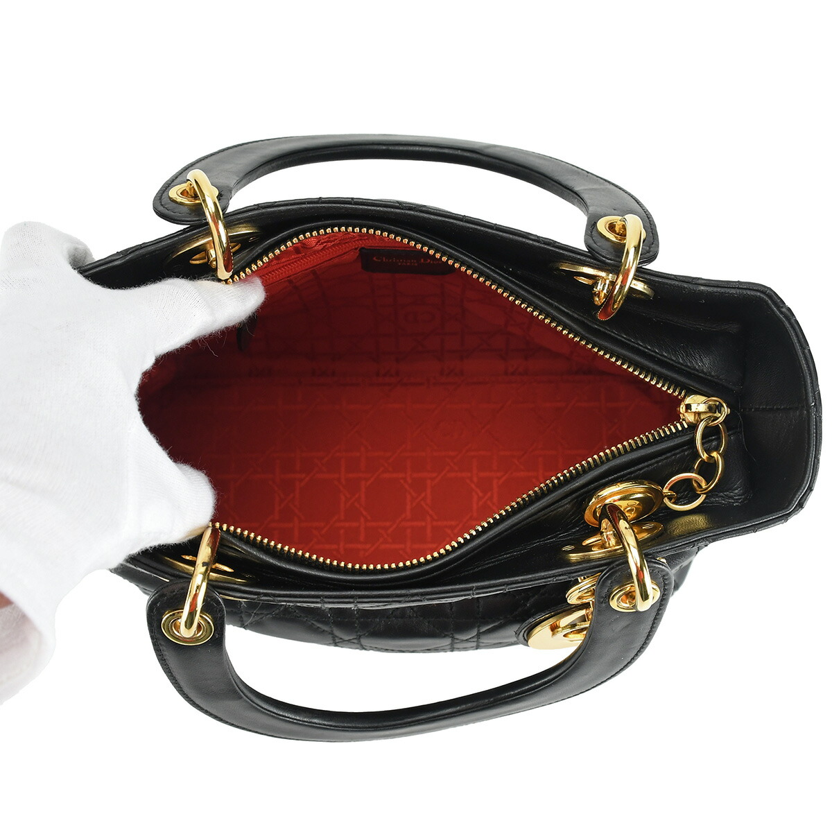 楽天市場】ディオール Christian Dior レディディオール ミディアム