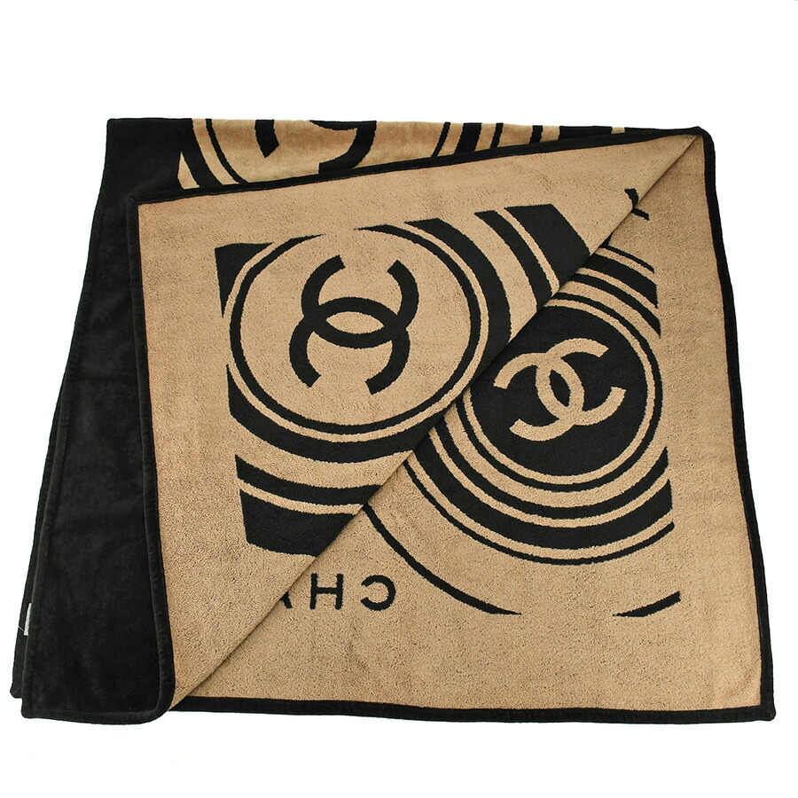 楽天市場】シャネル CHANEL ブランケット ビーチタオル 大判 ココ