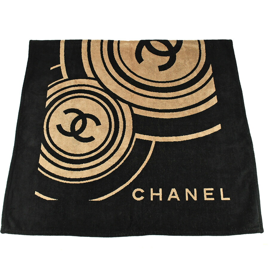 楽天市場】シャネル CHANEL ブランケット ビーチタオル 大判 ココ