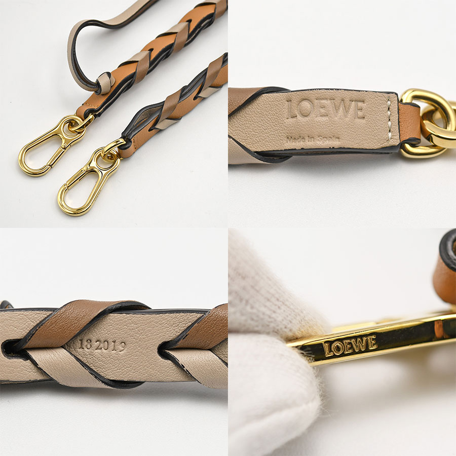 楽天市場】新品同様 ロエベ LOEWE ストラップ ブレイデッド シン