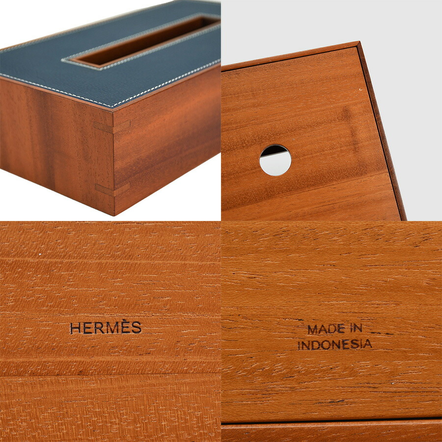 楽天市場】エルメス HERMES ウッド ティッシュケース ボックス