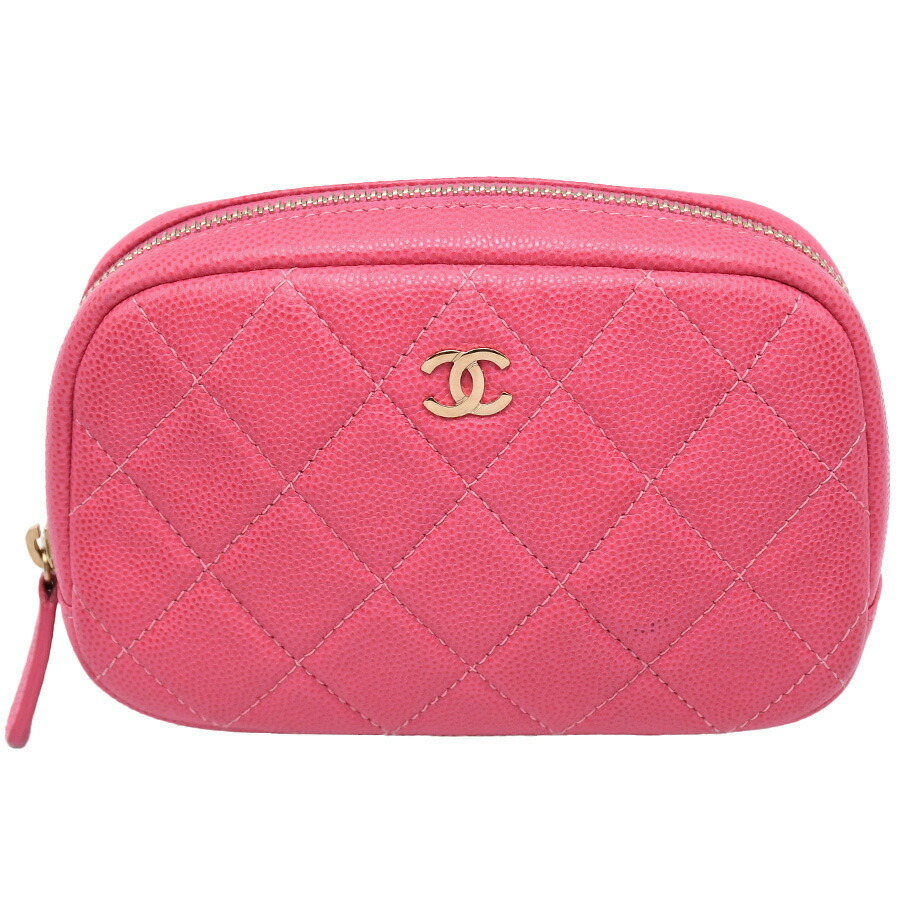 楽天市場】CHANEL シャネル ココマーク マトラッセ コスメポーチ