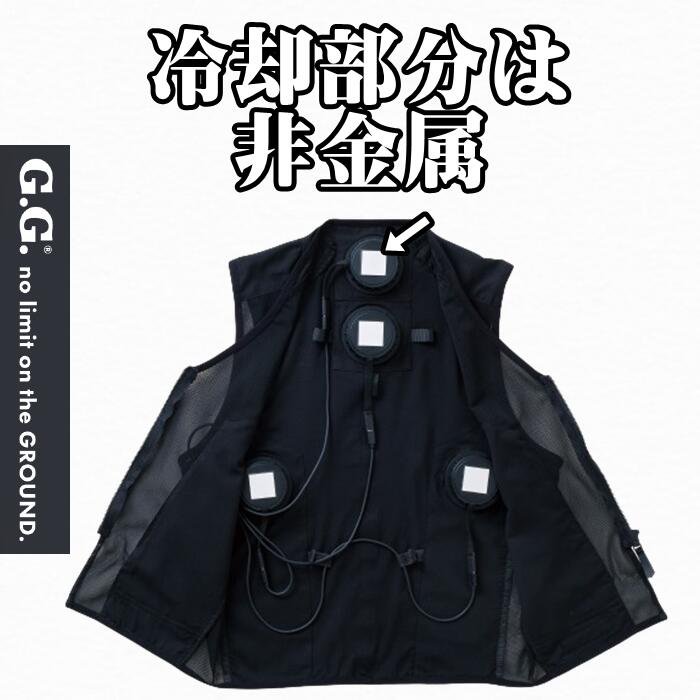 楽天市場】G.G桑和 アイスパッドベストセット icE-PAD 13109 水冷服