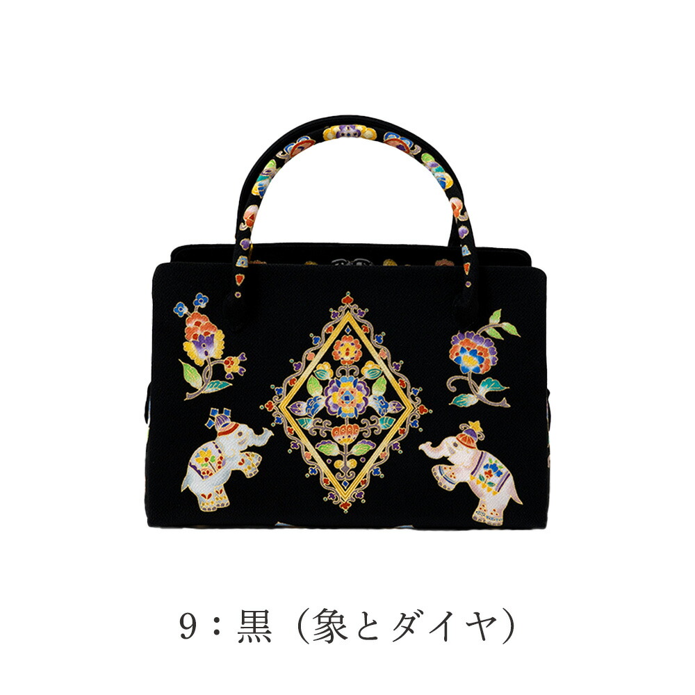 楽天市場】岡重謹製 利休バッグ お茶席バッグ 正絹友禅バッグ 女性用