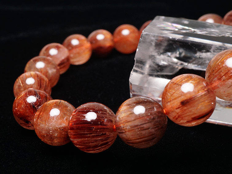 楽天市場】ルチルクォーツ ブレスレット 9mm コッパールチル ブレス