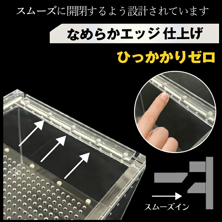 楽天市場】爬虫類ケージ アクリルケージ 4530 サイズ45×30×30cm 透明