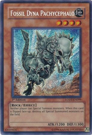 楽天市場】遊戯王 フォッシル・ダイナ パキケファロ 英語版 1st LODT