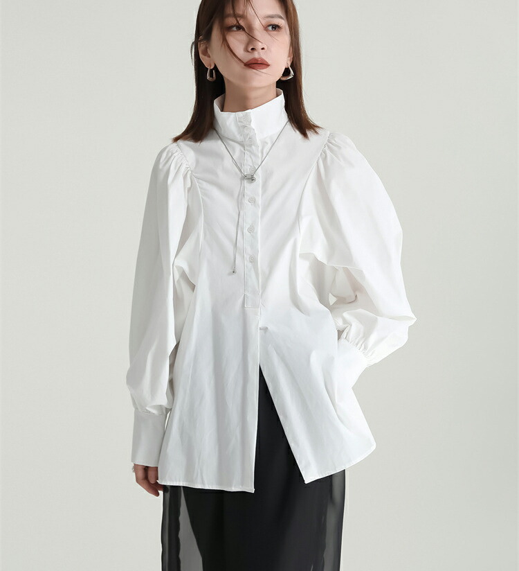 楽天市場】ボリューム袖ブラウス ブラウス レディース 長袖 トップス