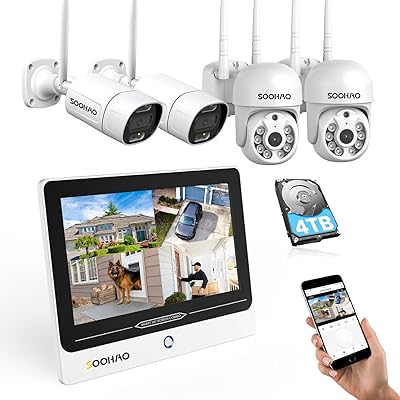 楽天市場】防犯カメラ ワイヤレス 【500万画素・双方向の音声・4TB HDD