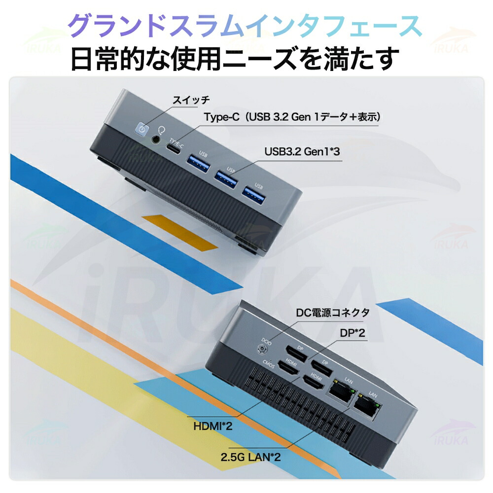 楽天市場】☆office搭載＼2年保証／ ミニPC 新品 Windows11 Pro office