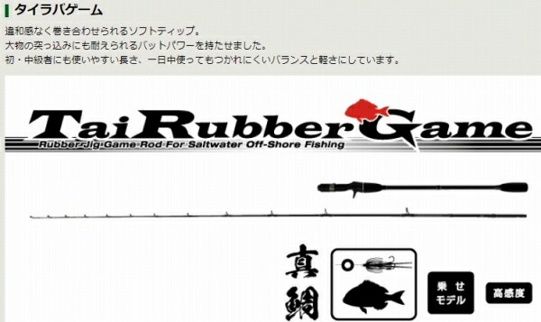 楽天市場】バレーヒル タイラバゲーム66M-160 竿 太刀魚 テンヤ/ジグ