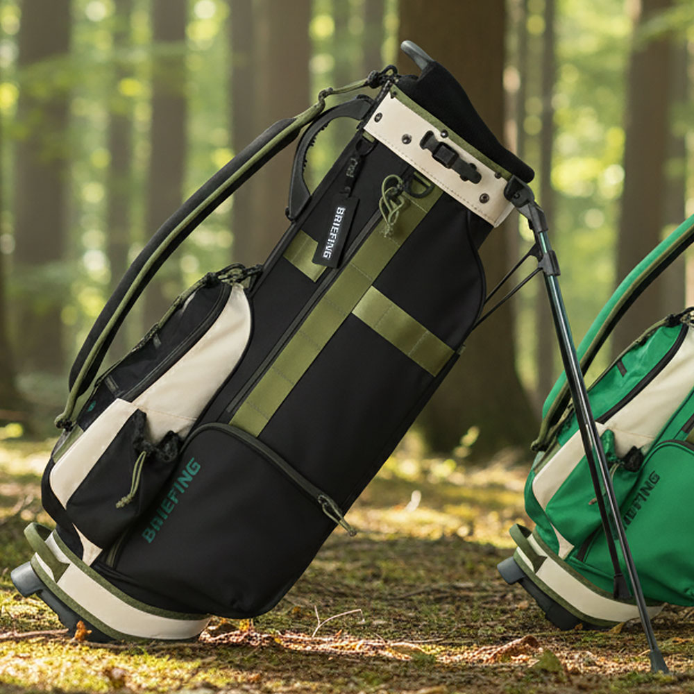 BRIEFING キャディバッグ CR-8 #02 WOODLANDSERIES CR-8 #02