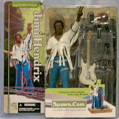 マクファーレン　ジミ・ヘンドリックスフィギュア マクファーレン ジミ・ヘンドリックス アクションフィギュア 未開封