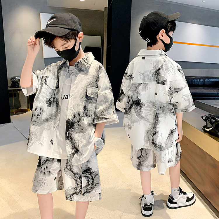 楽天市場】子供服 夏服 アロハシャツ セットアップ 男の子 半袖シャツ