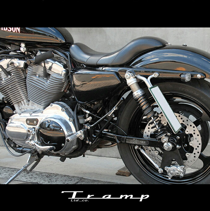 かつお ハーレースポーツスター アーチ型タンデムバー2個セット