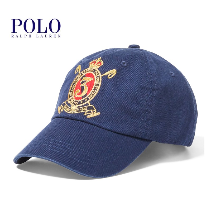 楽天市場】Polo Ralph Lauren ナンバー3エンブレムキャップ ポロ
