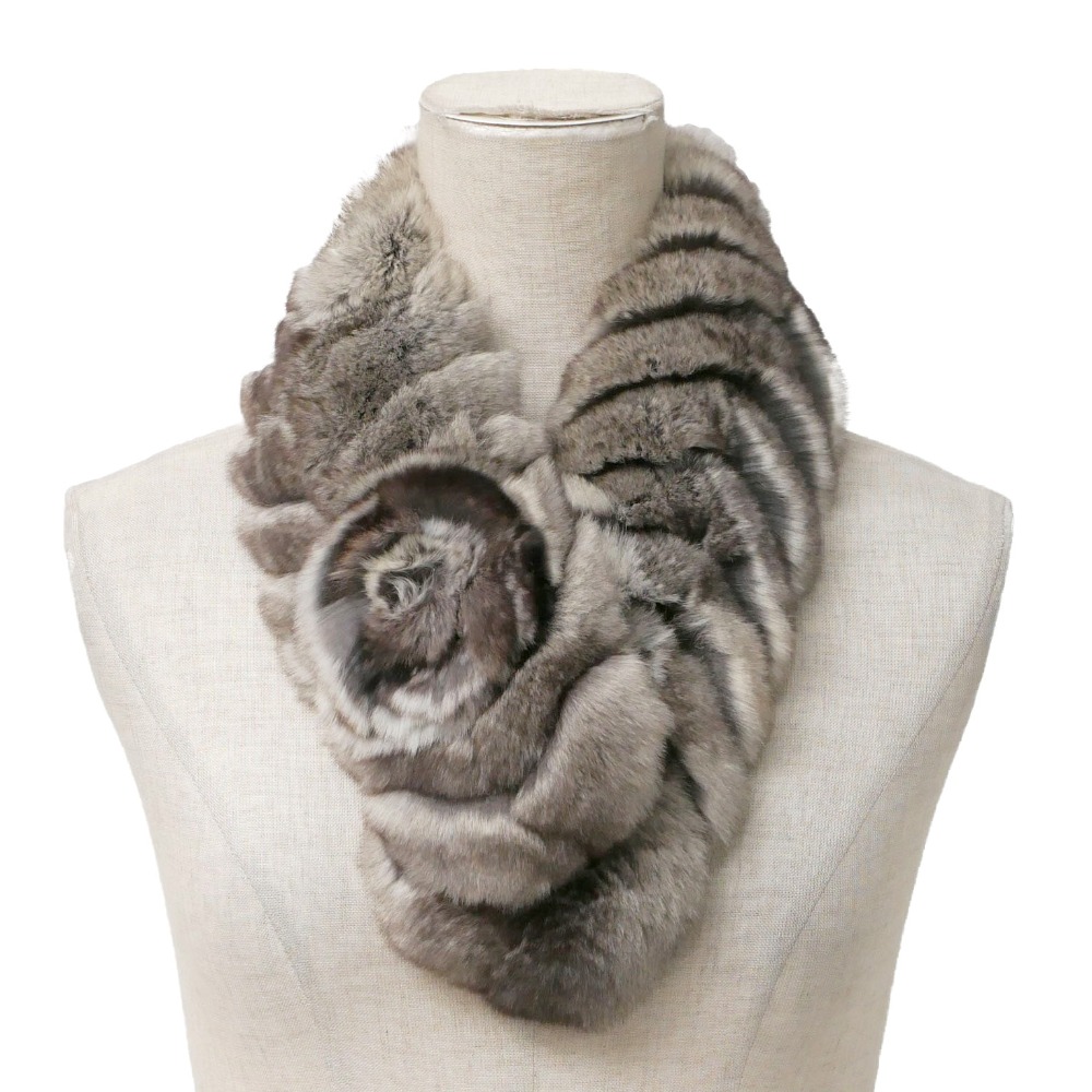 楽天市場】毛皮 チンチラ ストールの通販