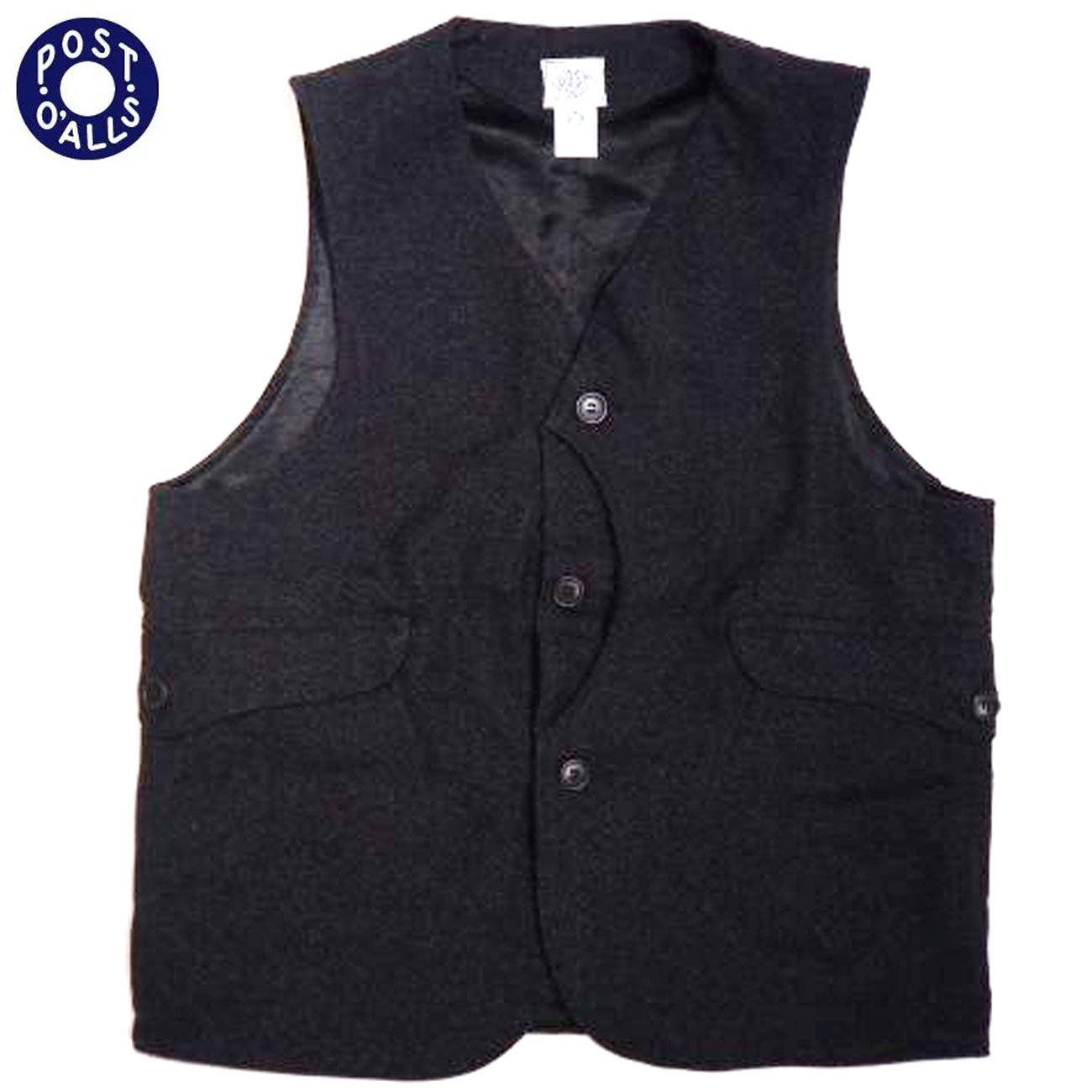 ポストオーバーオールズ(POST OVERALLS) ベスト メンズセーター