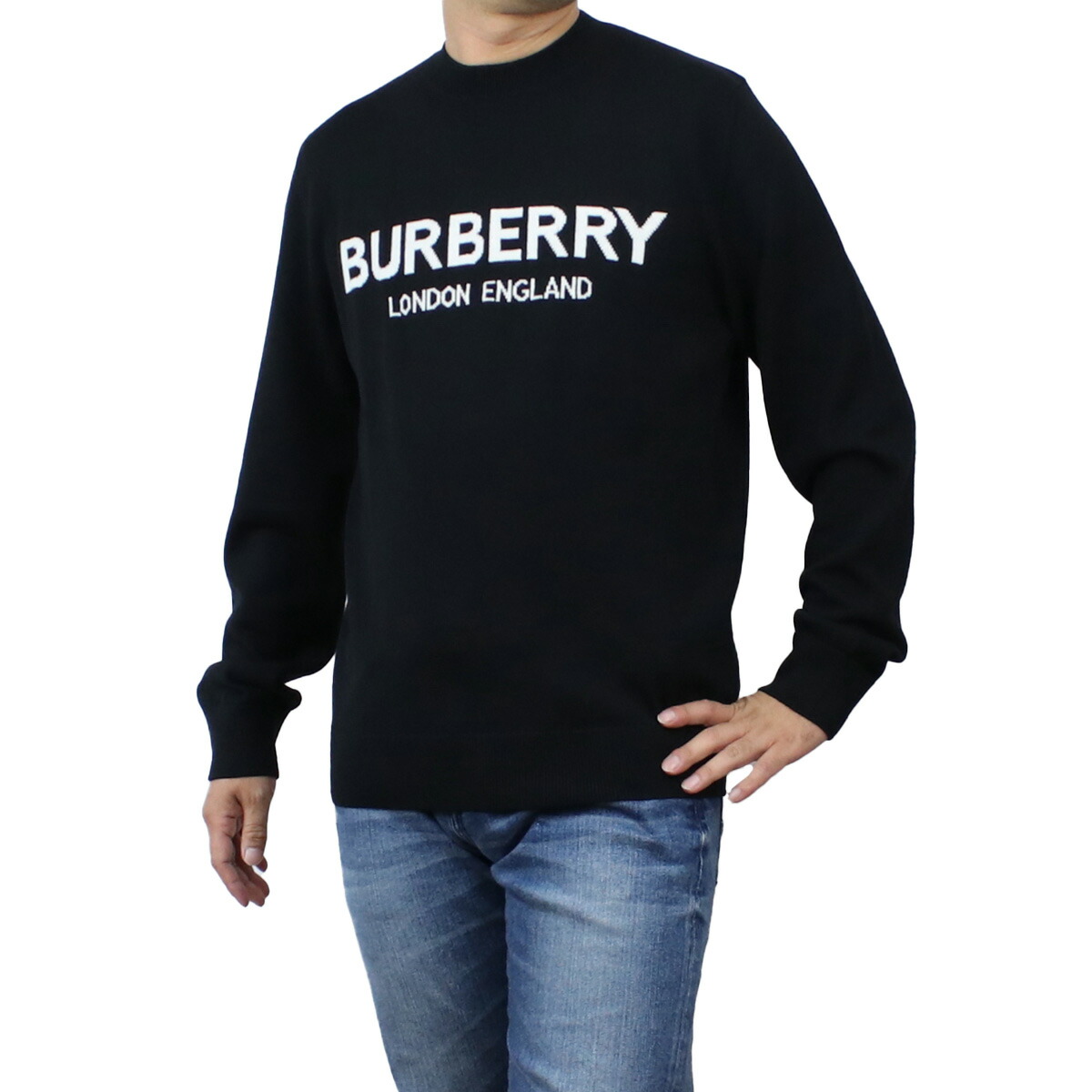 楽天市場】BURBERRY バーバリー ニット 8054896 A1189 メンズ ブラック