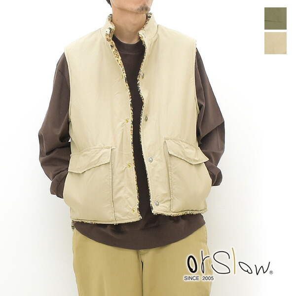 楽天市場】orSlow オアスロウ 60/40クロス リバーシブルベスト
