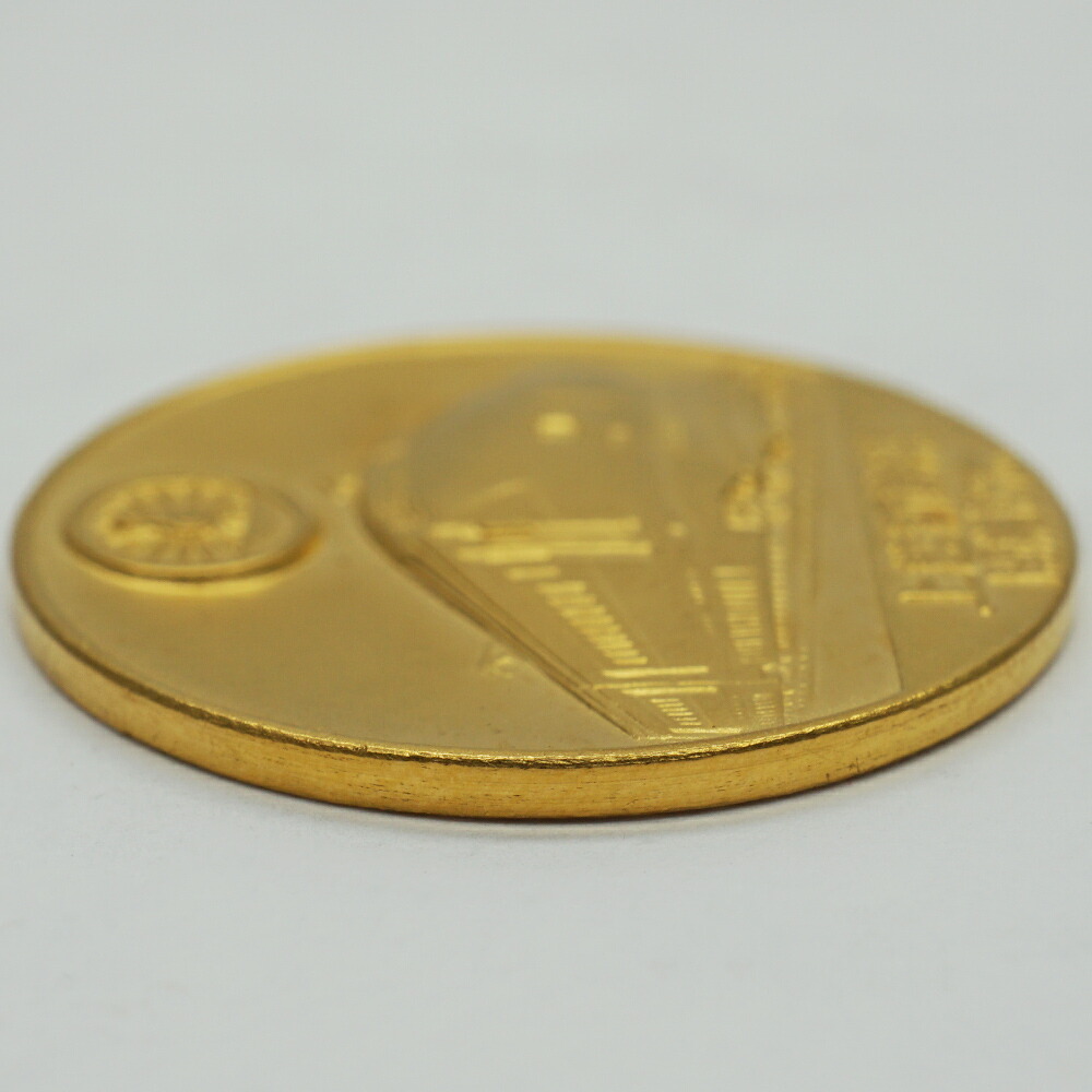 楽天市場】【中古A/美品】 メダル 純金 昭和57年 上越新幹線開業記念