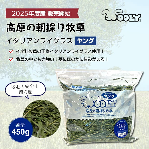 楽天市場】ウーリー 高原の朝採り牧草「イタリアンライグラス」ヤング