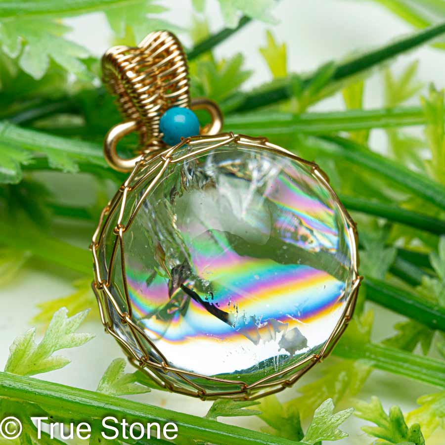 楽天市場】AAA アイリスクォーツ ペンダントトップ 水晶丸玉