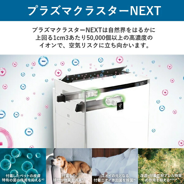 楽天市場】SHARP 加湿空気清浄機 KI-TX70-W プラズマクラスター ～31畳