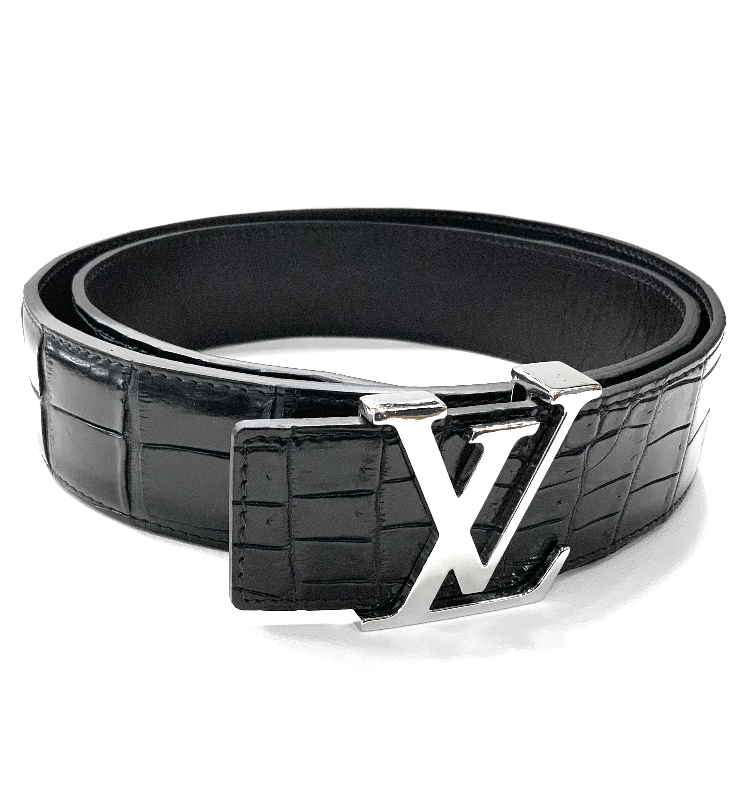 楽天市場】ルイヴィトンバックルxクロコダイルベルト【オススメ