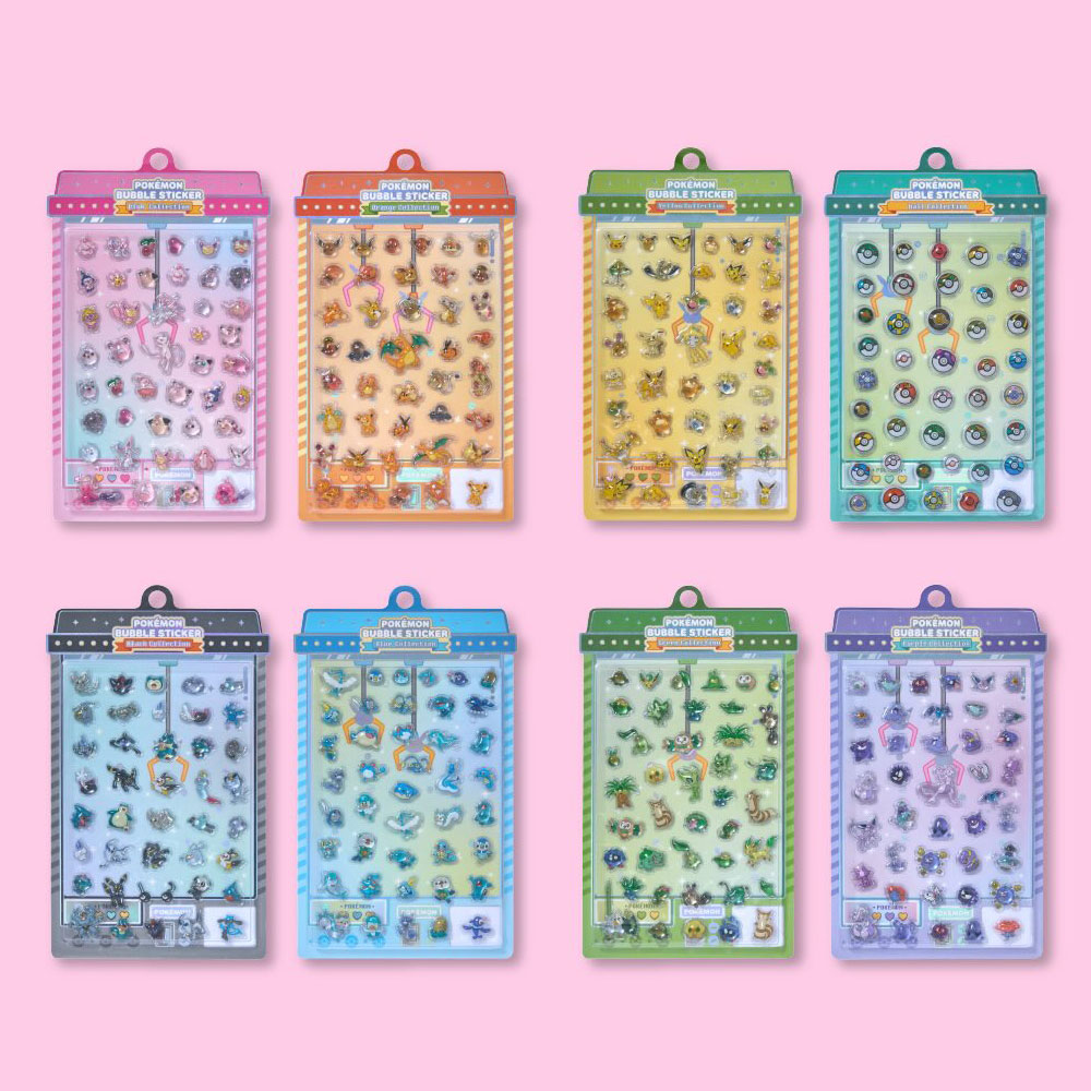 楽天市場】ポケモン バブルステッカー 3D クリスタル 韓国限定 正規品