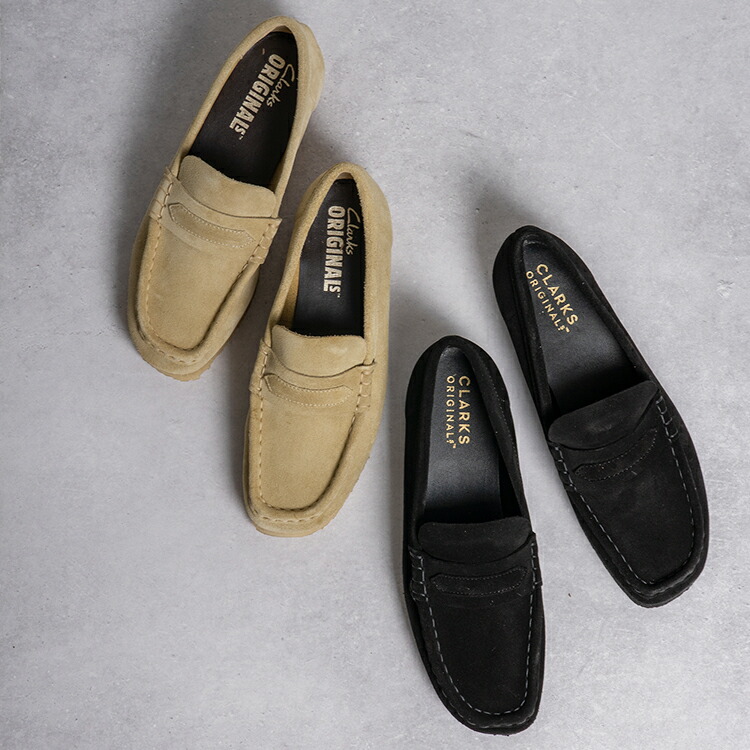 楽天市場】Clarks クラークス WALLABEE LOAFER レディース ワラビー