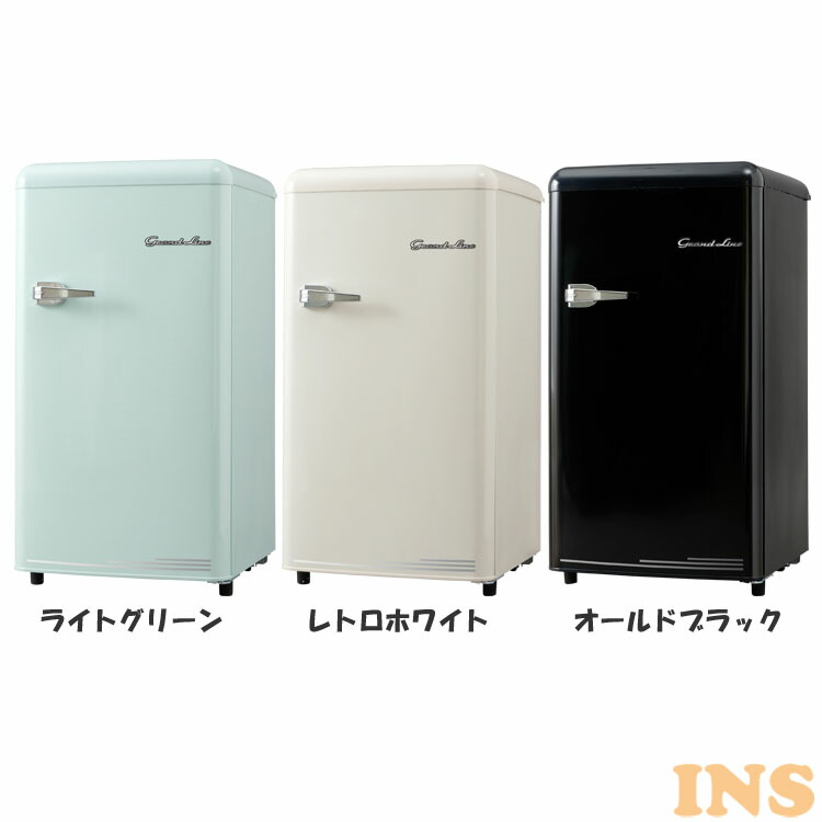 楽天市場】冷凍庫 小型 家庭用 1ドア Grand-Line レトロ冷凍庫 60L GLE