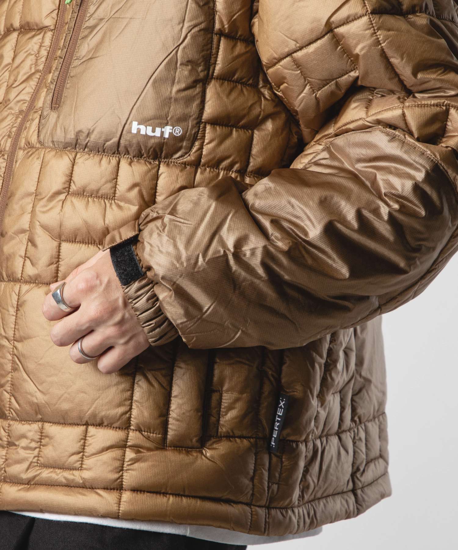 楽天市場】ハフ HUF JK00442 ジャケット PERTEX PUFFER JACKET メンズ