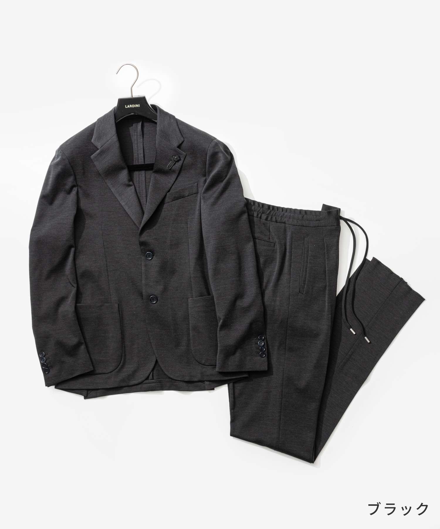 楽天市場】ラルディーニ LARDINI ウールジャージースーツ イージー