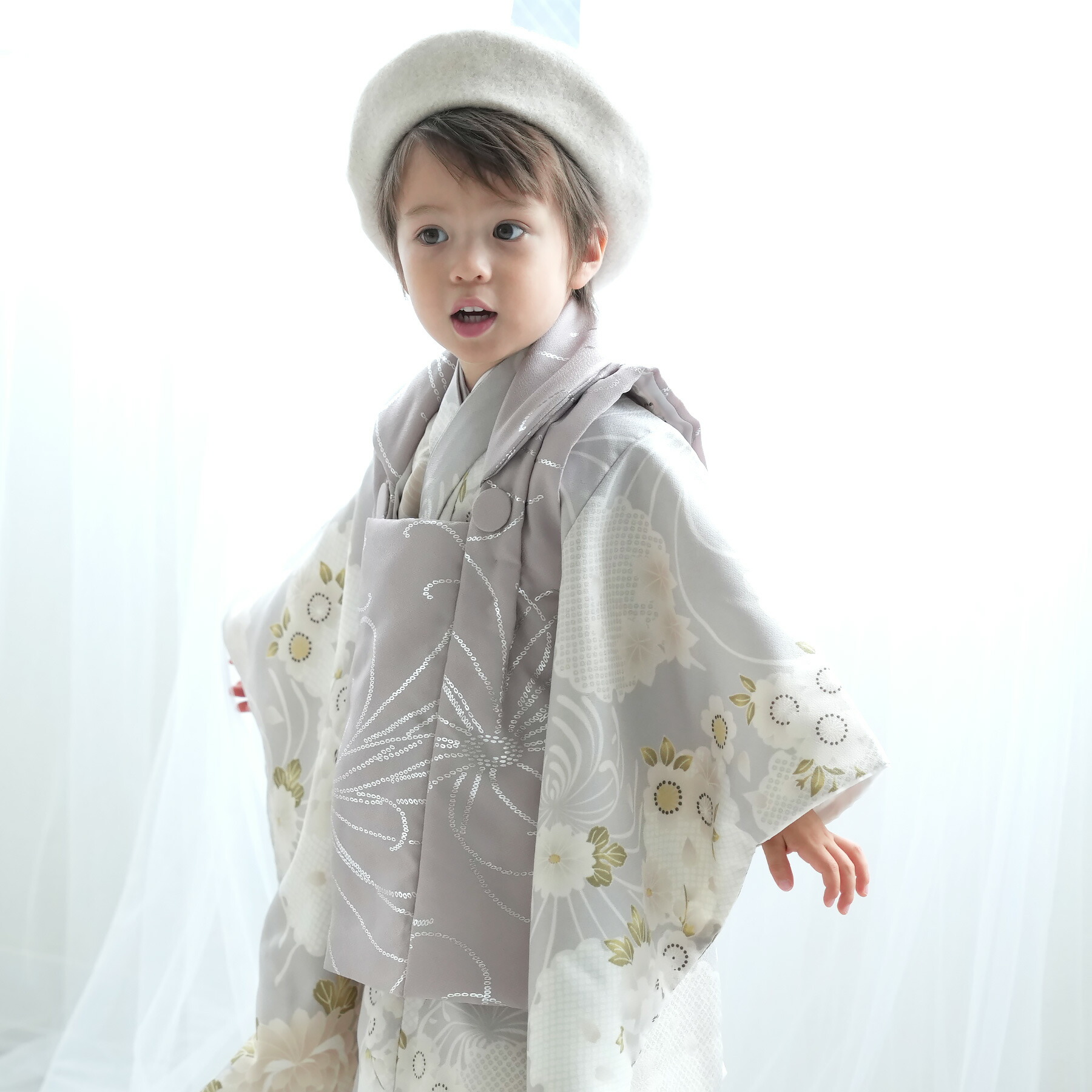 楽天市場】【レンタル】【ひよこ商店 七五三 着物 3歳 男の子 被布