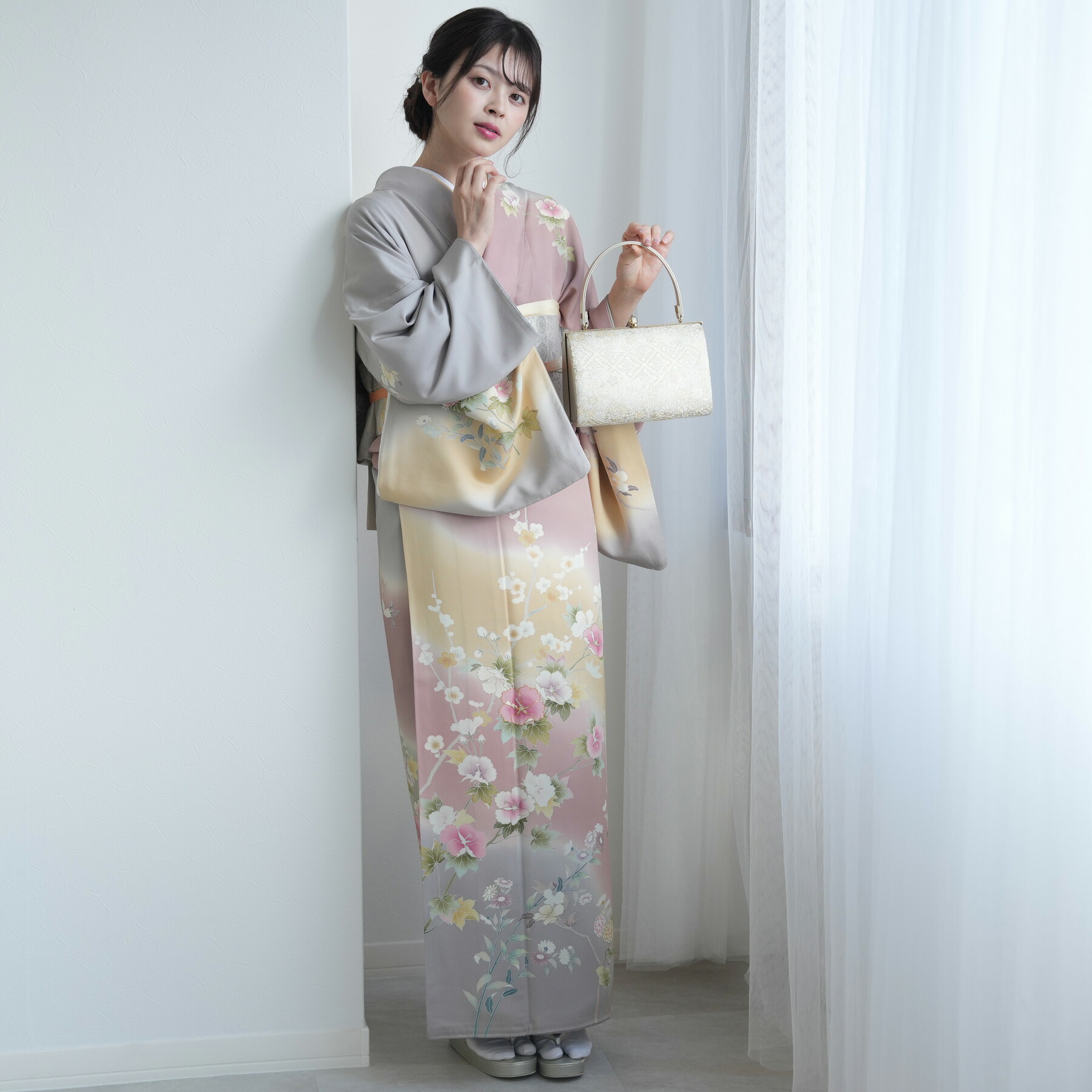 楽天市場】【レンタル】 訪問着 20点セット フリーサイズ（身長152cm