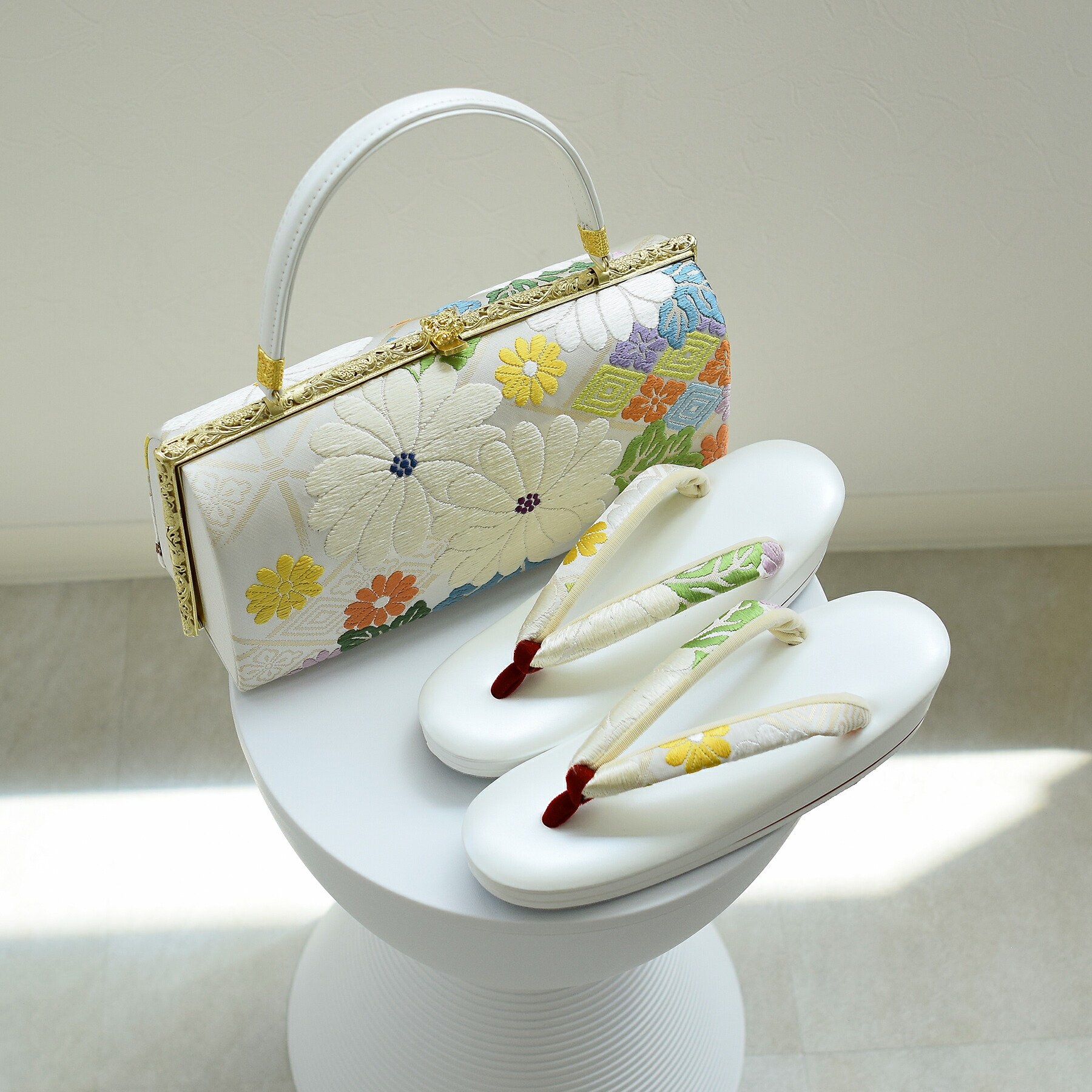 楽天市場】【正絹 本革 草履バッグセット 都唐織】留袖 礼装 訪問着