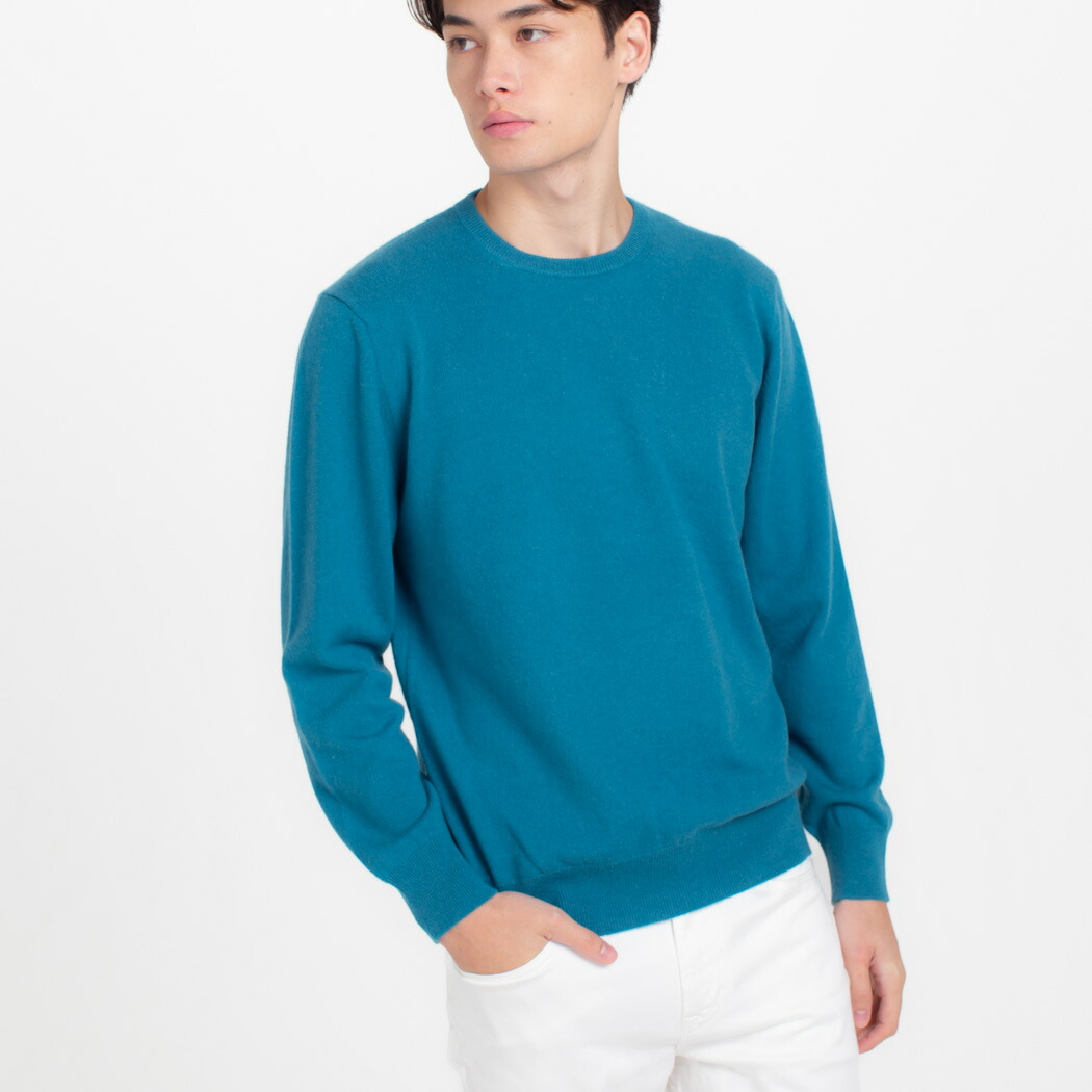 楽天市場】【UTO|メンズ】ベーシック クルーネック セーター カシミヤ