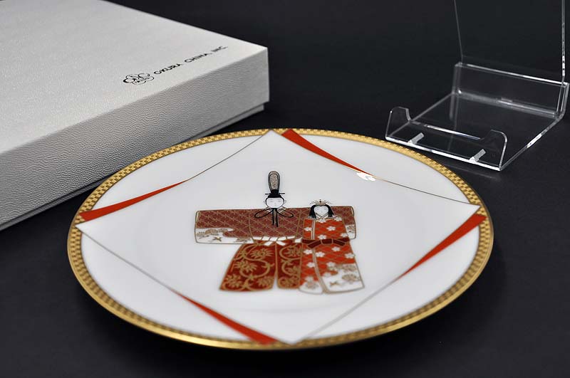 楽天市場】【送料無料】 大倉陶園飾り皿「雛祭(ひなまつり)」[皿立て