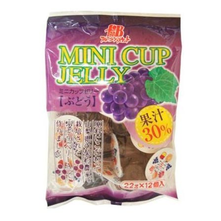 楽天市場】フルーツバスケット ミニカップゼリー ぶどう 22g×12個入り