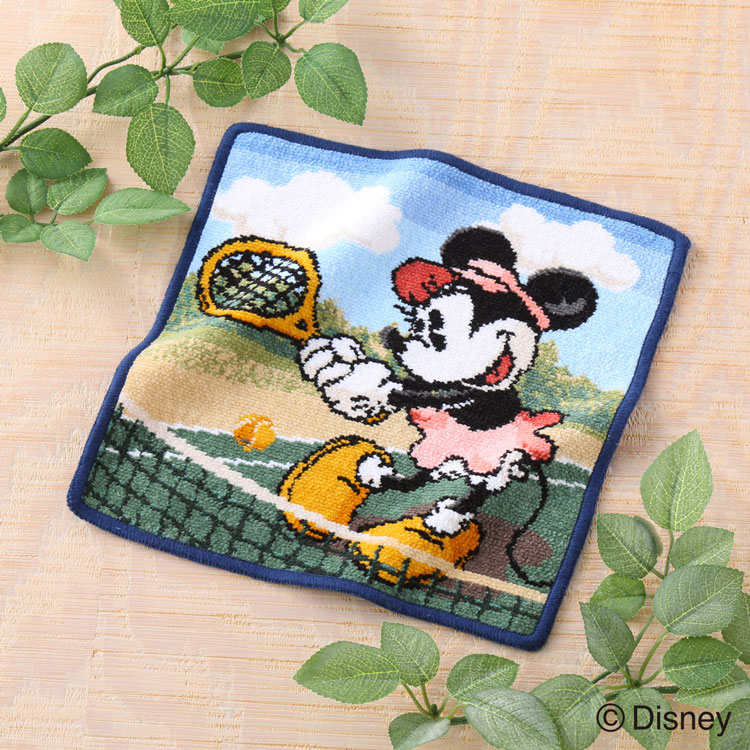 楽天市場】【シェニール織】ミニーテニス タオルハンカチ 約25×25cm
