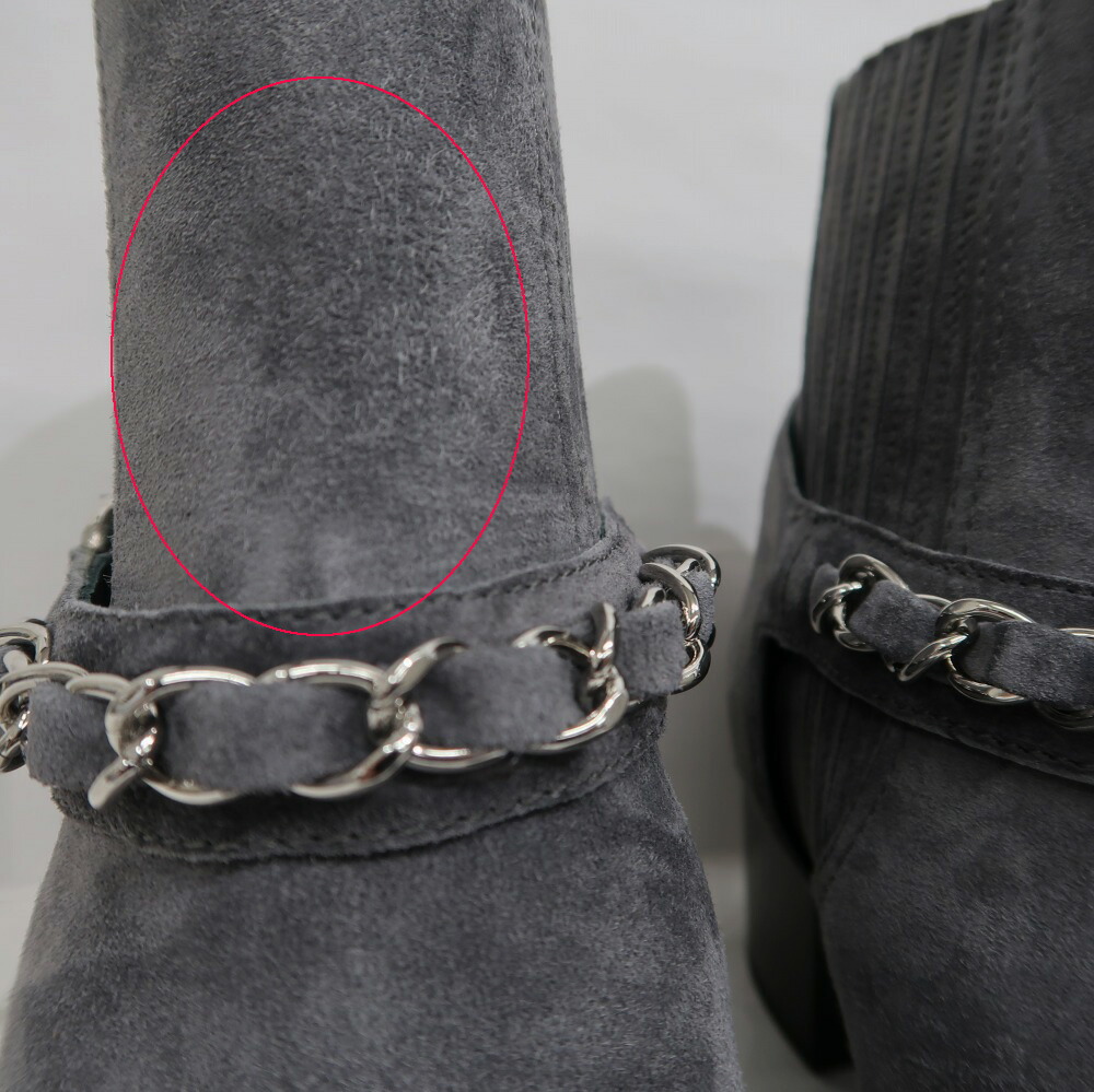 楽天市場】【名東】【CHANEL】シャネル サイドゴア アンクルブーツ