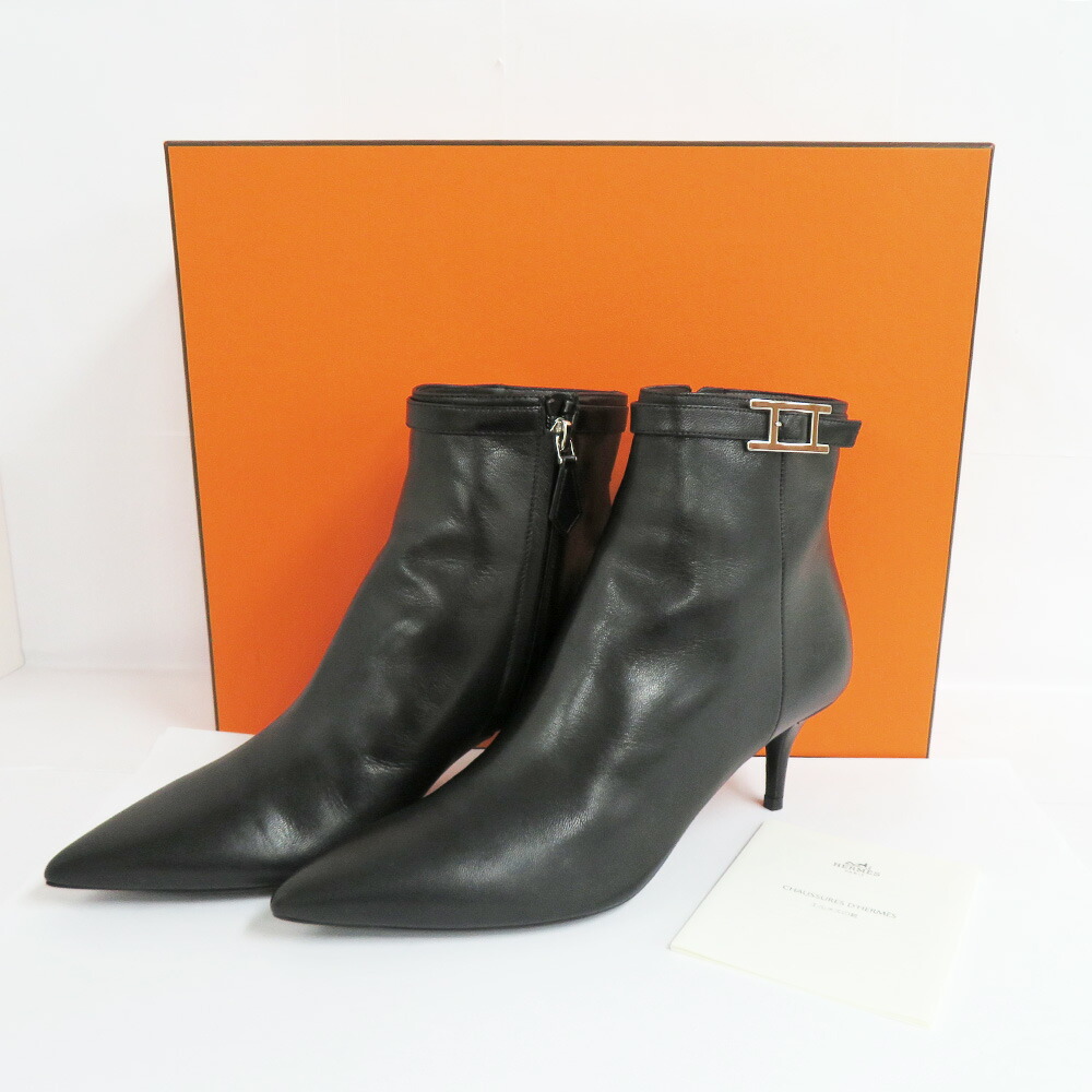 楽天市場】【名古屋】【HERMES】エルメス ブランシュ ショートブーツ