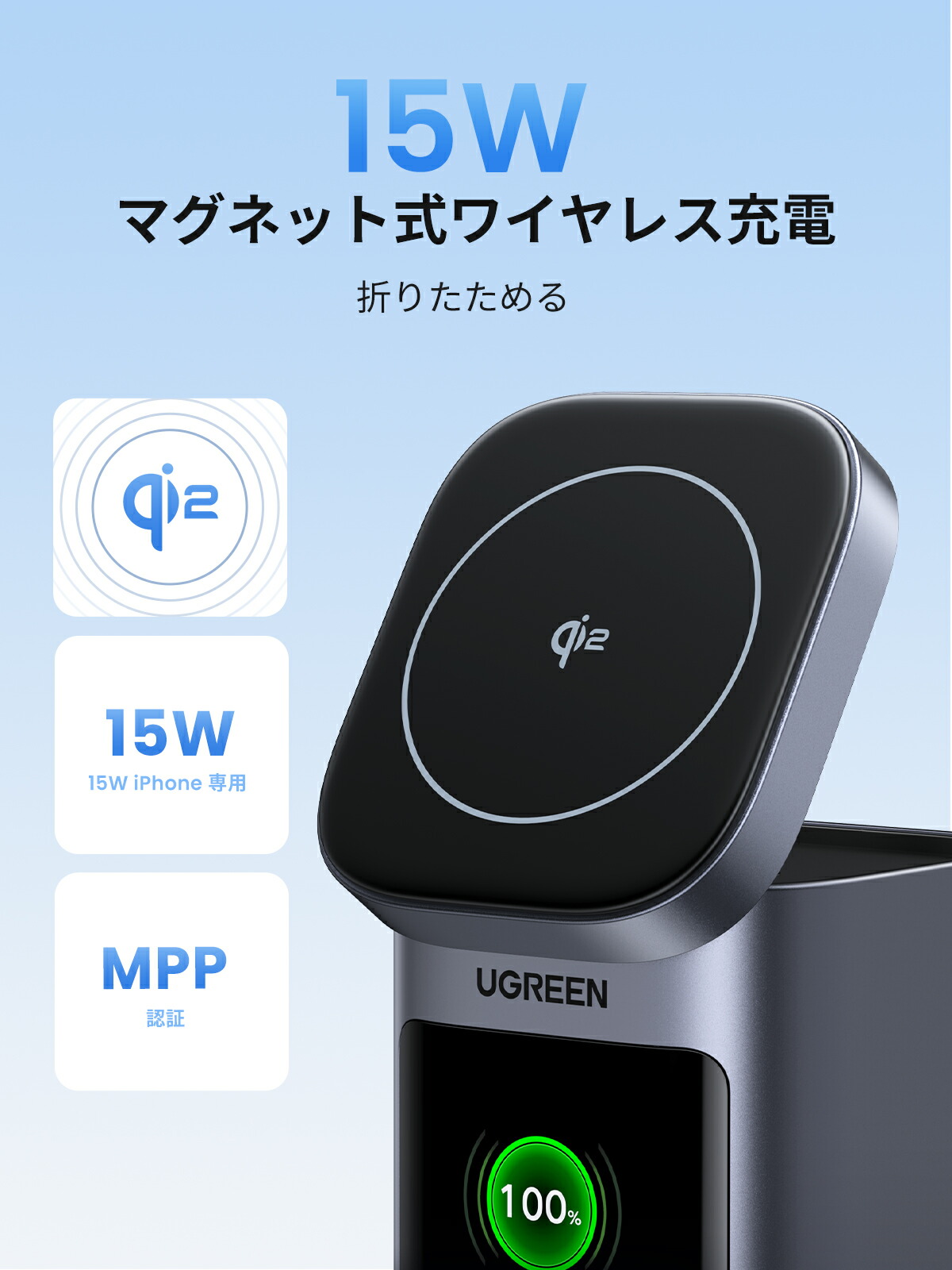 楽天市場】UGREEN Nexode モバイルバッテリー 4-in-1 (20000mAh・145W