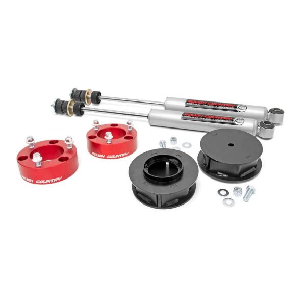 楽天市場】ROUGH COUNTRY 3インチリフトアップキット コイルスペーサー