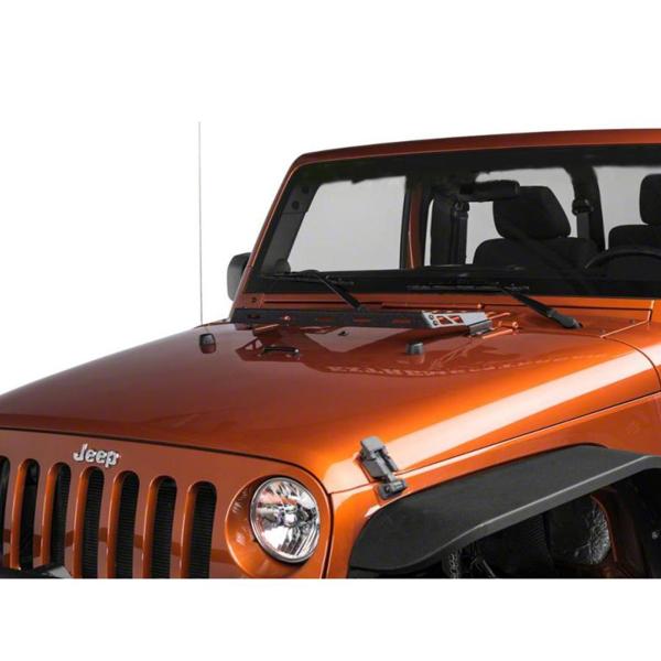 楽天市場】RUGGED RIDGE ボンネット用 ライトマウント ブラック 07-18y